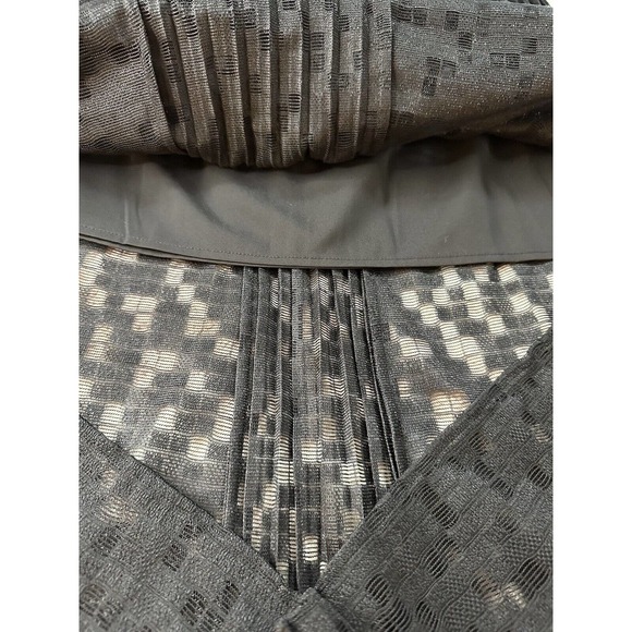 Armani Exchange Double Layered Semi See Through Maxi Skirt Sz 10 EUC Black - Picture 2 of 8